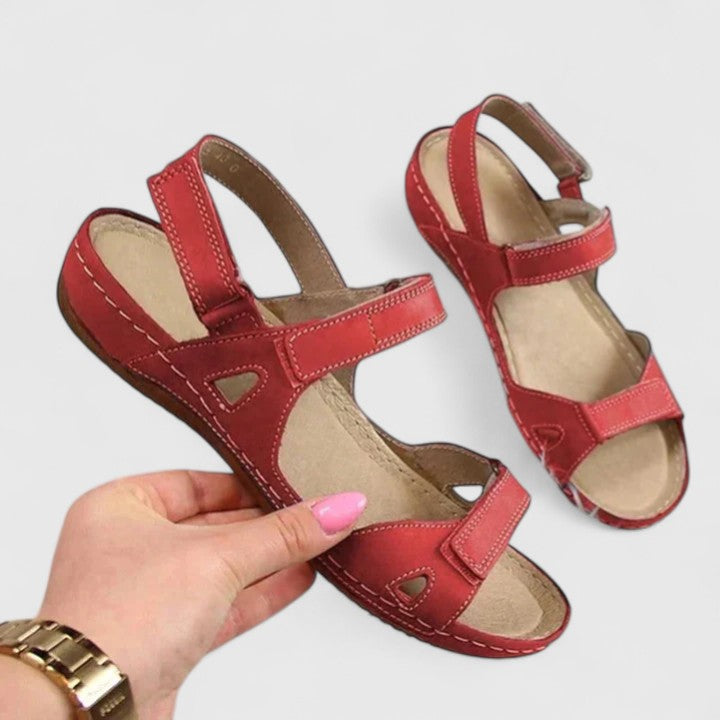 Therapeutic women's sandals, featuring arch support & slip-resistant design for ultimate comfort.
