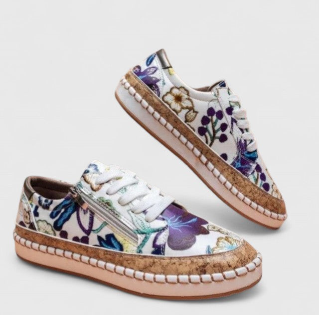 Lightweight women's comfort shoes with cushioned support for everyday walking and foot health.