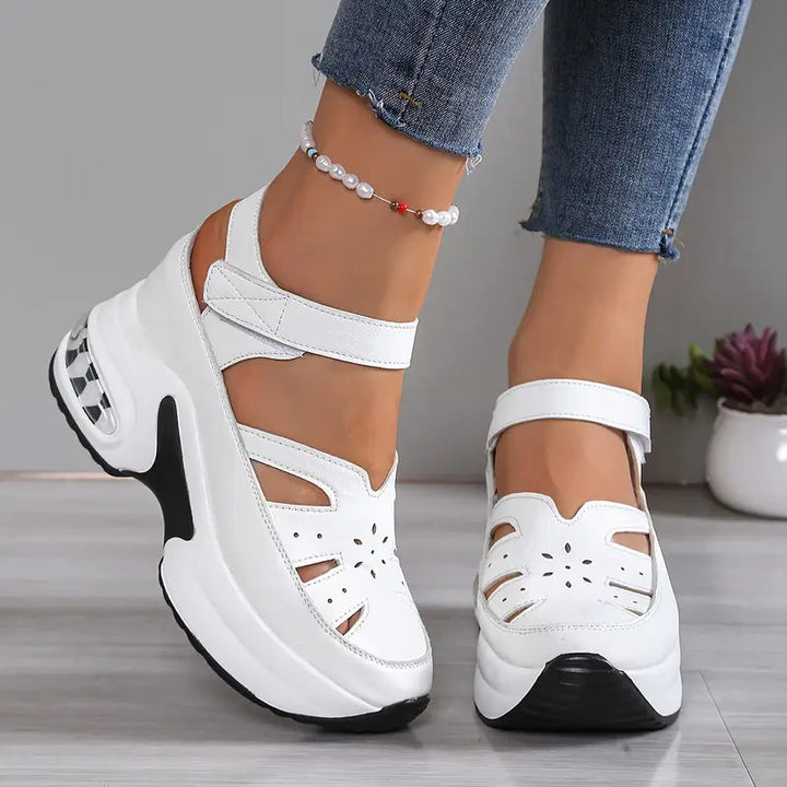 Comfortable women's orthopedic shoes for daily wear, providing arch support & cushioning to relieve foot pain.