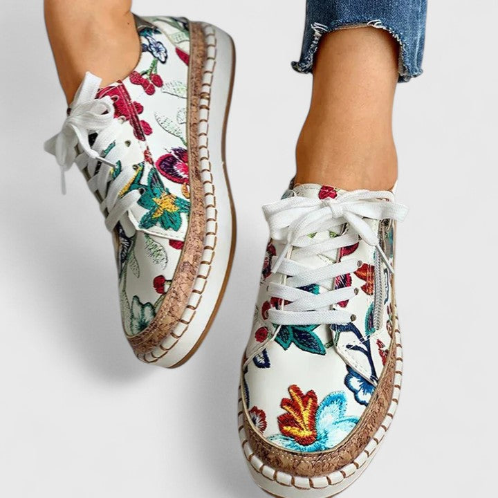 Elegant slip-on women's casual shoes, perfect for comfortable orthopedic support during daily walks.