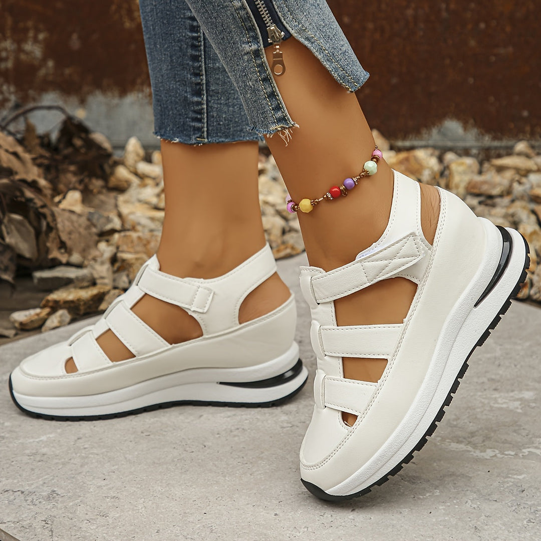 Casual women's summer sandals featuring a soft footbed for all-day comfort and support.
