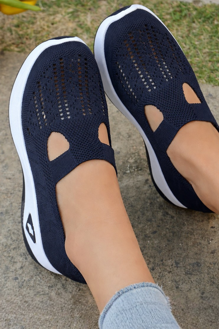 Fashionable women's slip-on sneakers, lightweight & easy to wear for ultimate casual style.