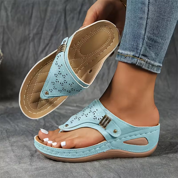 Versatile women's comfortable wedge sandals, providing support for walking, daily wear & summer style.