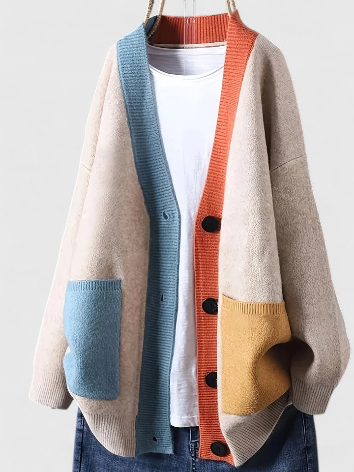 Soft women's everyday cardigan with a button front, offering cozy comfort and stylish versatility.