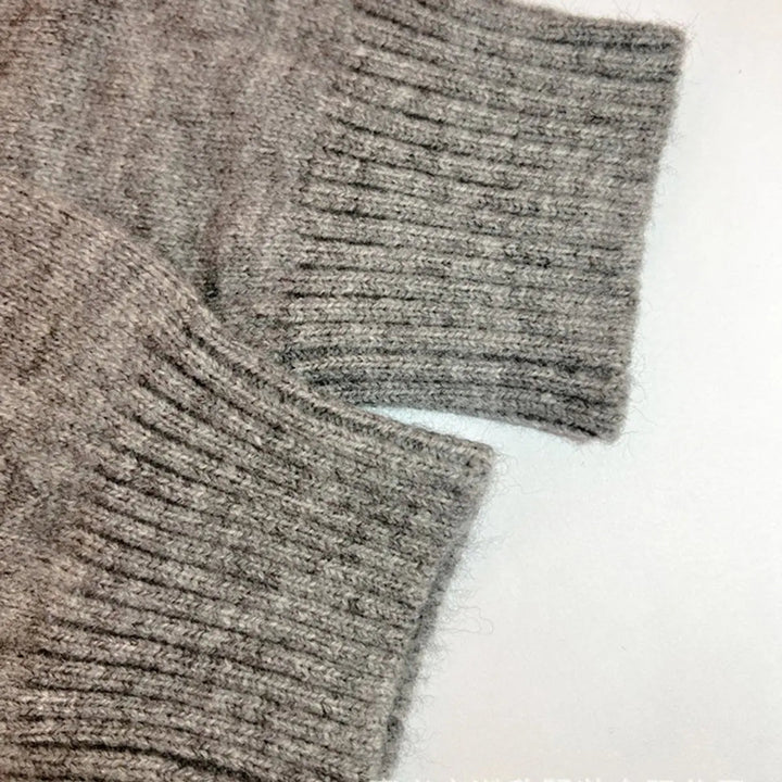 Stylish women's longline knit cardigan jacket, cozy hooded open-front design, great for casual fall/winter.