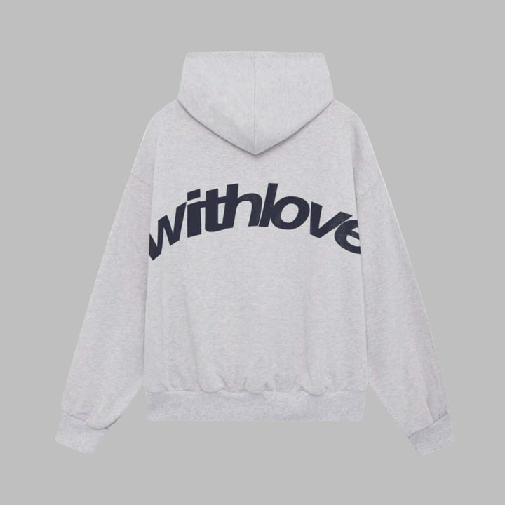 Women's cozy knit hoodie, perfect for casual wear and loungewear in all seasons.