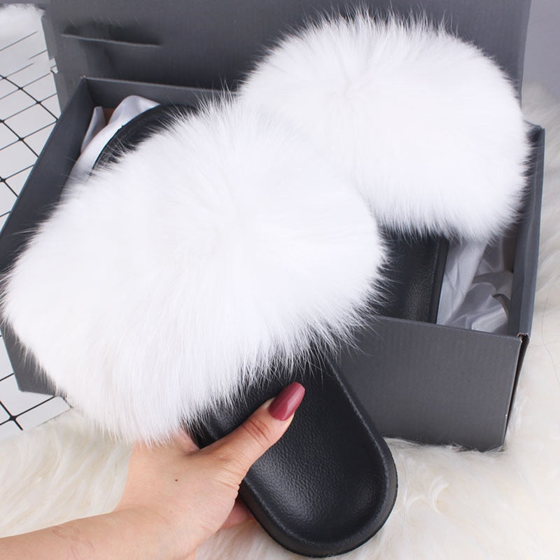 Stylish black open toe slide sandals for women. Super cozy and comfortable slippers, ideal for indoor/outdoor relaxation.