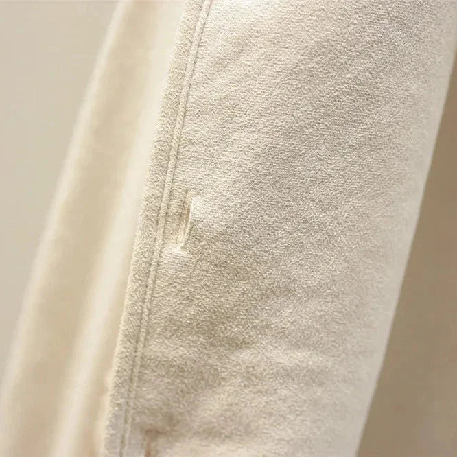 Stylish women's button-front sherpa vest with V-neck & patch pockets. Ideal for fall and winter layering.