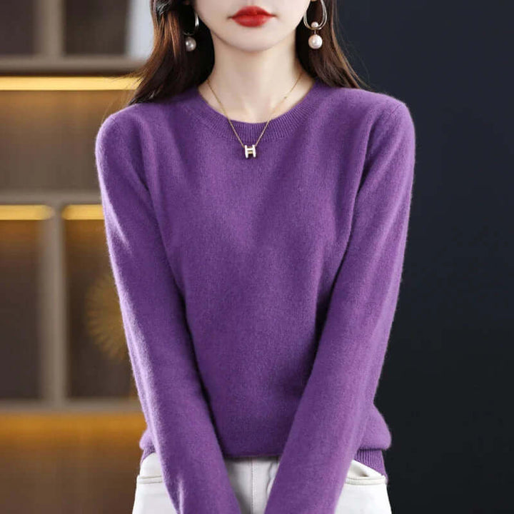 Women's cozy long sleeve jumper, incredibly soft and comfortable for everyday styling.