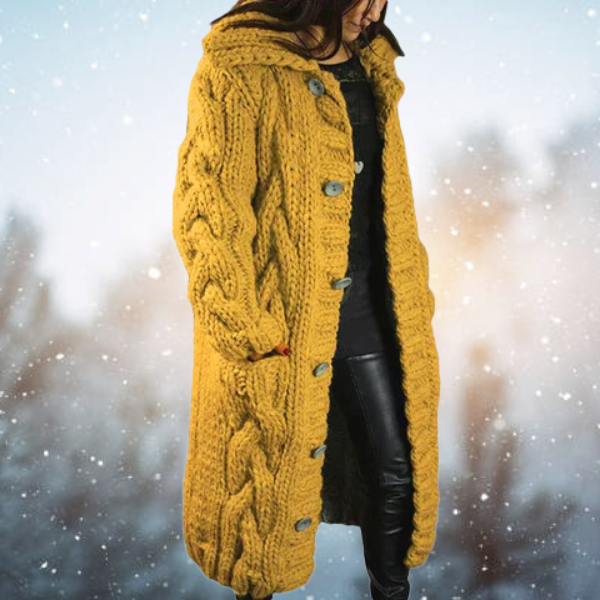 Soft women's long sleeve cardigan, ideal everyday wear for ultimate comfort.