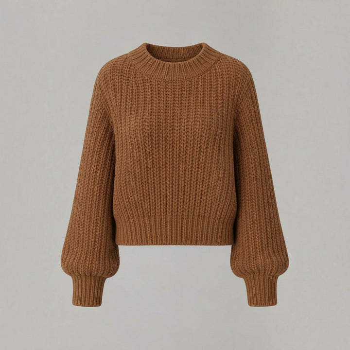 Essential women's cozy thick knit cardigan, a comfortable and warm sweater for autumn & winter.