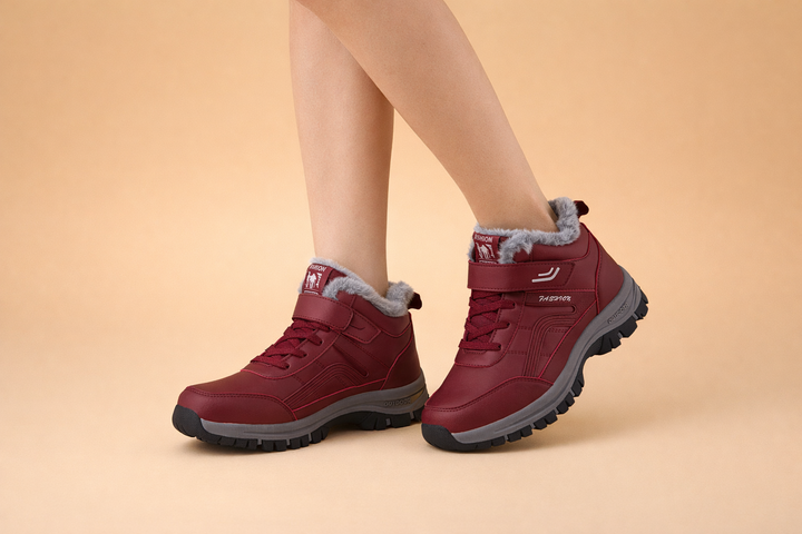 Comfortable women's ankle boots, waterproof exterior & warm insulation for ultimate winter protection & style.