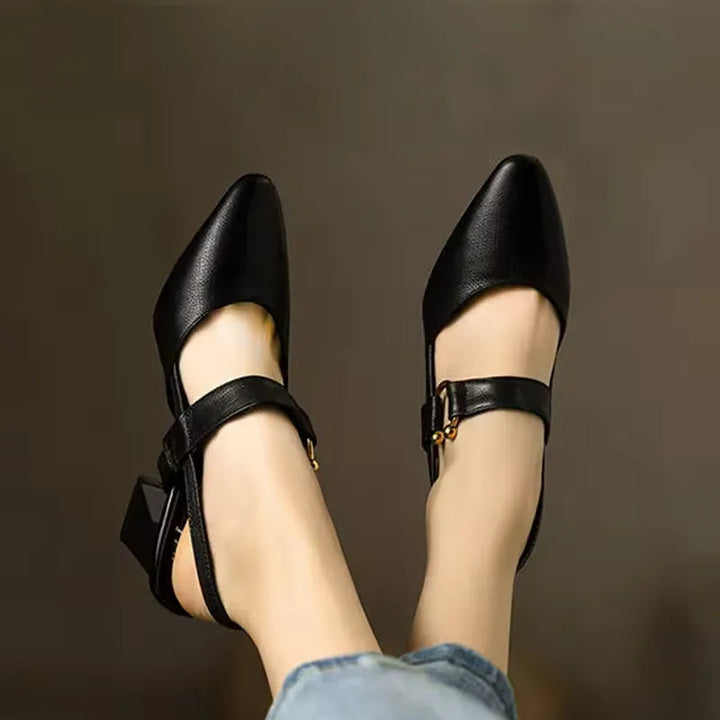 Versatile women's high heel pumps. Cushioned for comfort, suitable for formal, work, and evening wear.