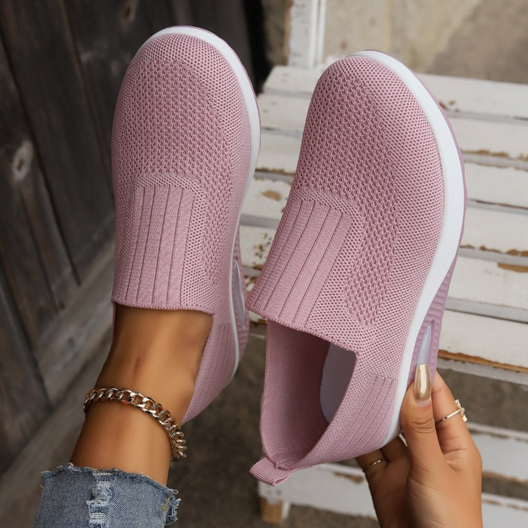 Easy wear women's slip-on sneakers, cushioned for optimal comfort and versatile style.