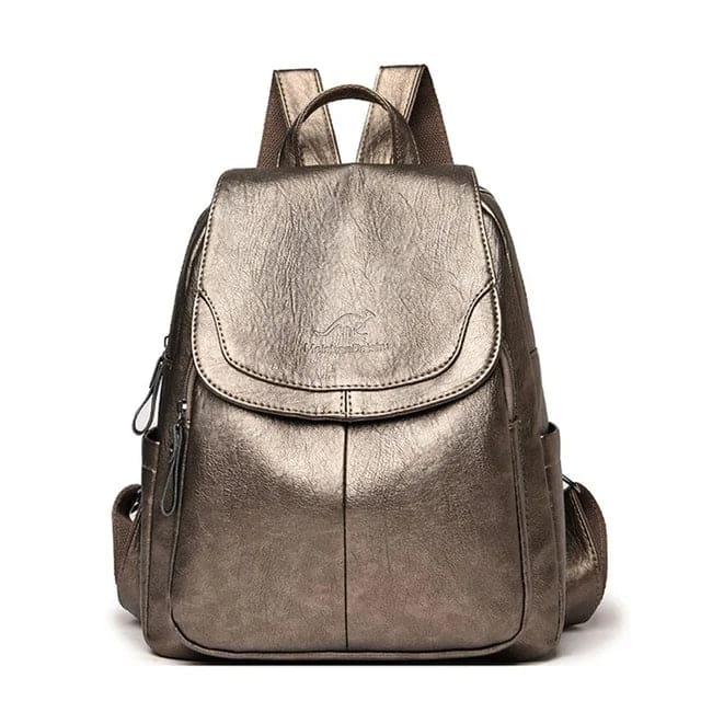 Women's timeless style backpack, a sturdy and fashionable bag for work, travel, or campus.