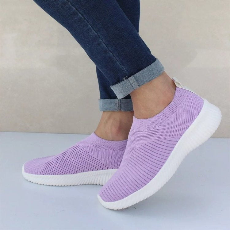 Women's effortless comfort slip-on sneakers, perfect for daily wear and easy walking.