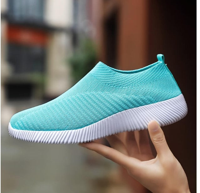 Athleisure women's slip-on sneakers, combining athletic style with supreme comfort for daily wear.