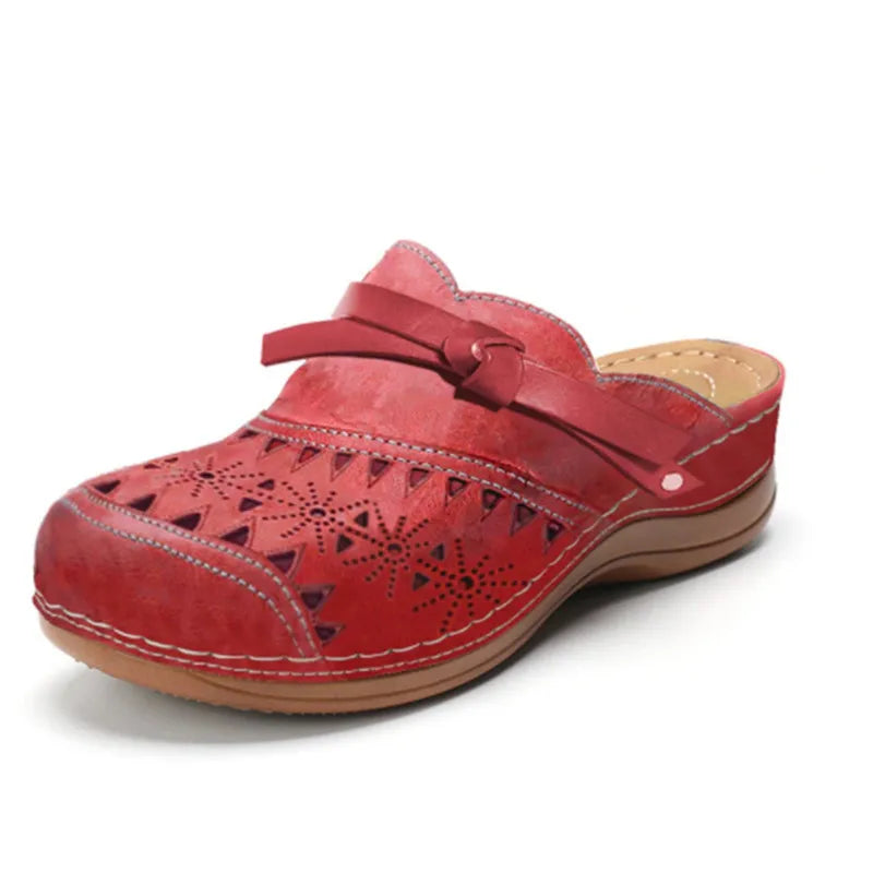 Adjustable Eleanora women's orthopedic sandals, offering wide fit and ultimate comfort for daily wear and foot support.