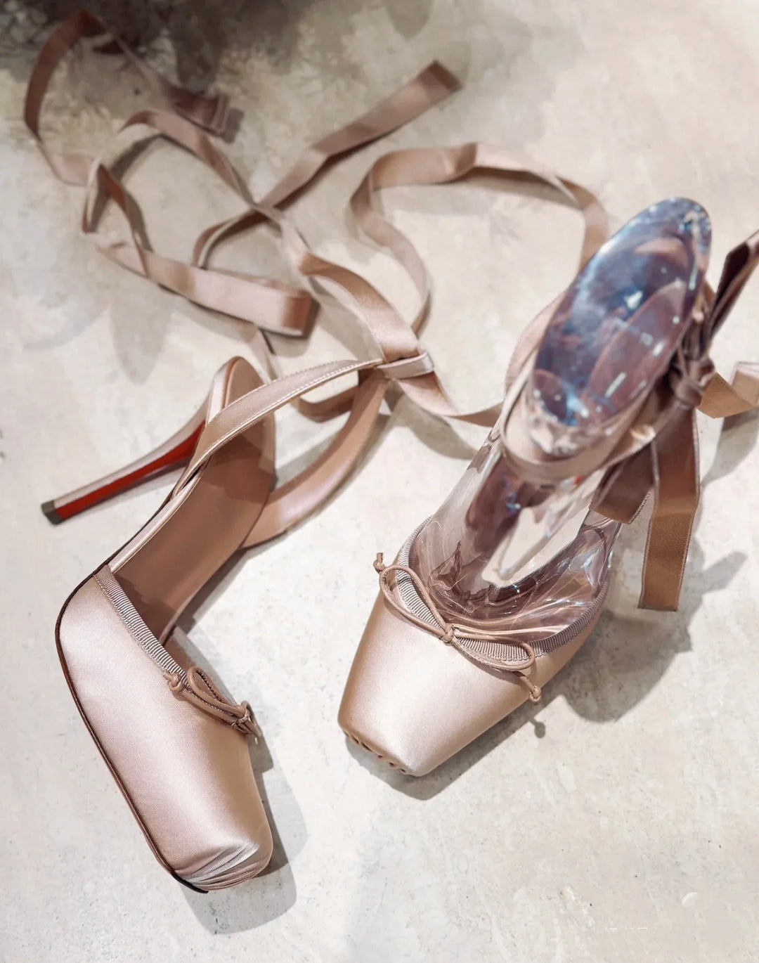 Stylish women's high heel platform court shoes, featuring an elegant ankle strap for weddings & special events.