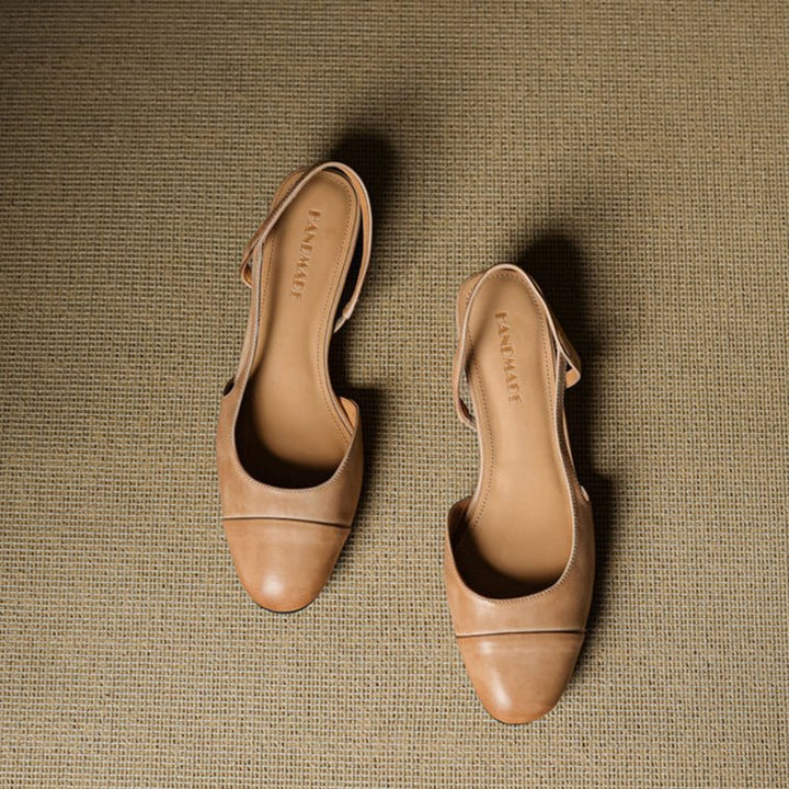 Versatile black slingback block heel pumps, women's dress heels for office, parties & events.