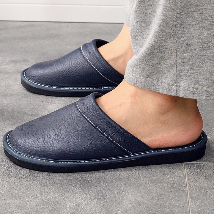 Elegant womens house shoes crafted from premium soft leather.