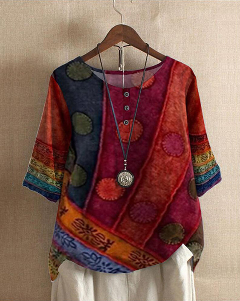 Women's elegant chic blouse. Versatile long-sleeve top for office or casual wear.
