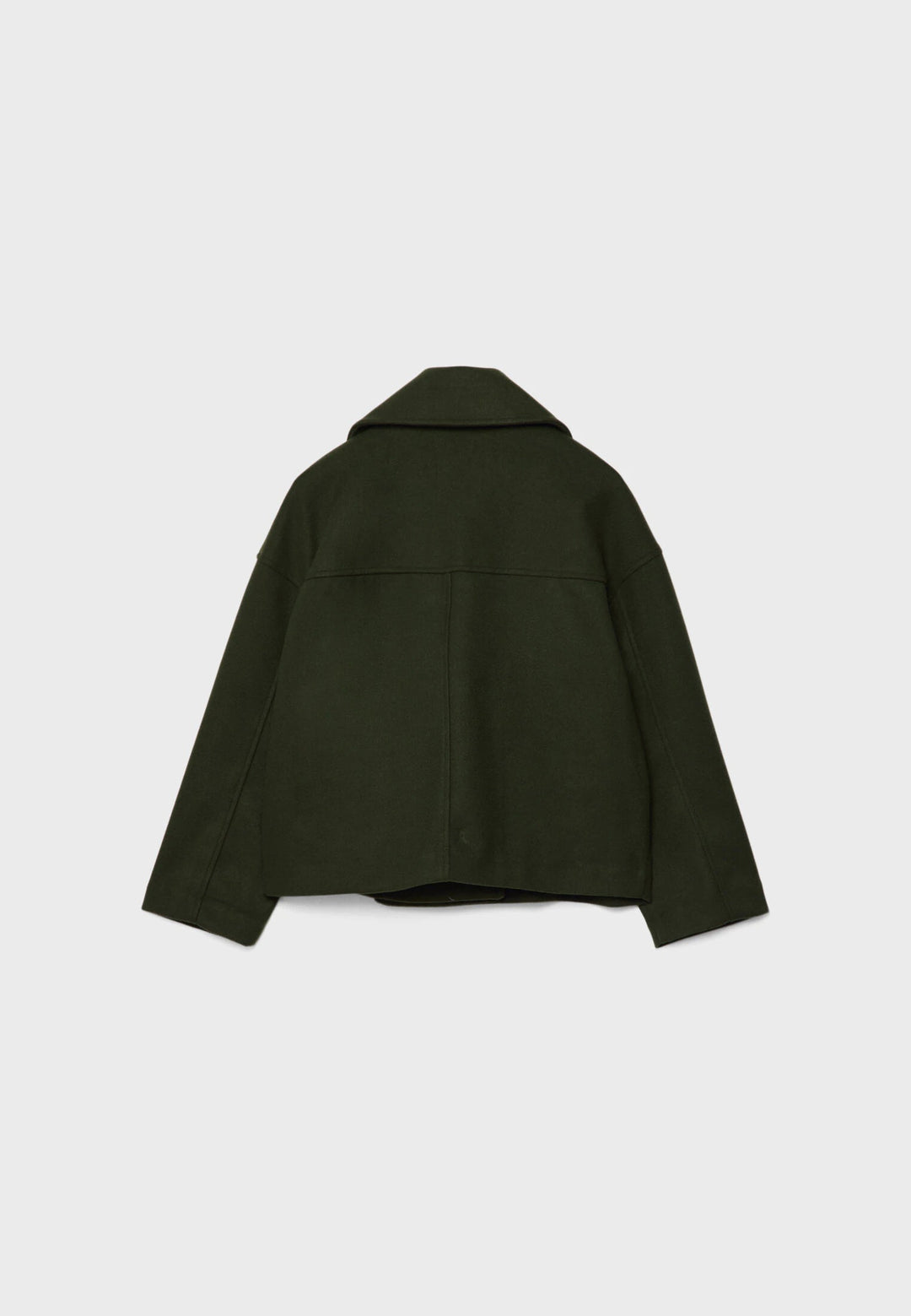 Double-breasted short jacket for women, perfect for office or casual