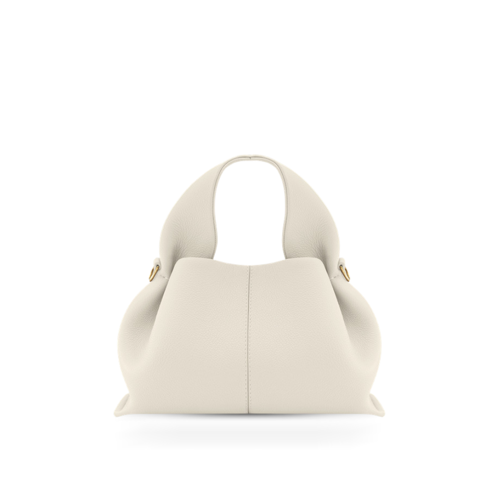 Chic faux leather women's shoulder bag featuring a convenient magnetic closure for quick access.