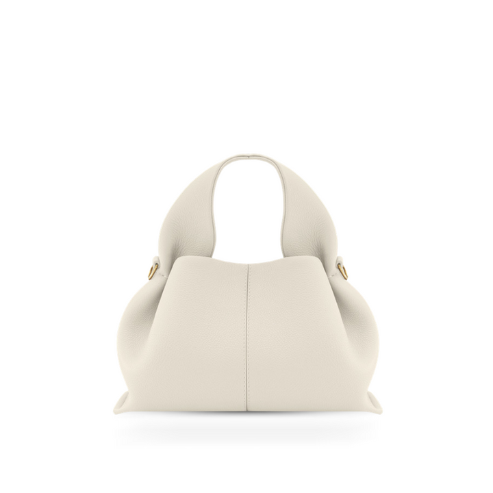 Chic faux leather women's shoulder bag featuring a convenient magnetic closure for quick access.