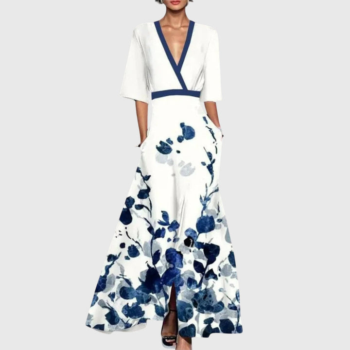 Elegant long maxi dress for women, flowy and stylish for sophisticated looks.