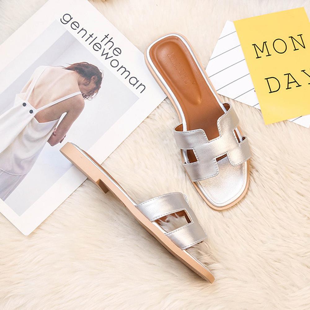 Women's elegant H-profile sandals, versatile for day or night