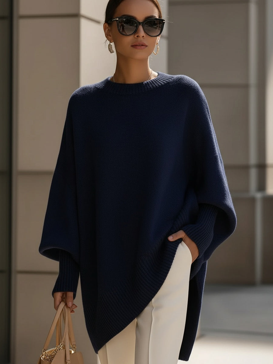 Modern women's elegant jumper. Chic pullover sweater, comfortable and versatile for everyday fashion.