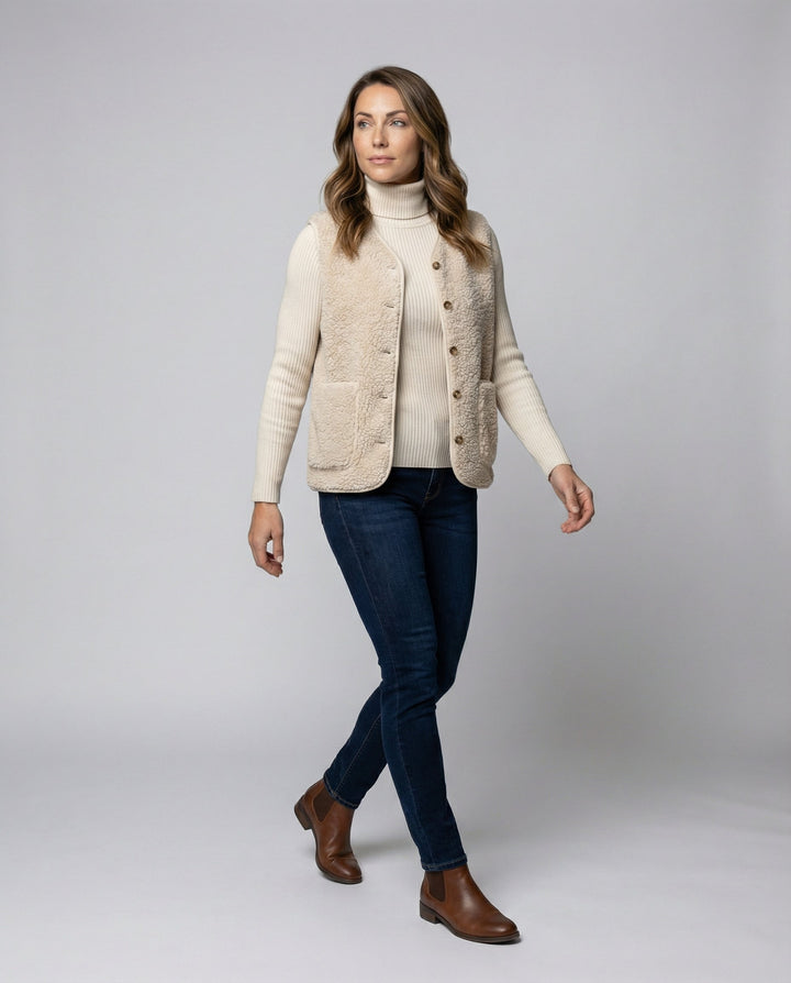 Women's elegant khaki jacket for versatile fashion and chic style