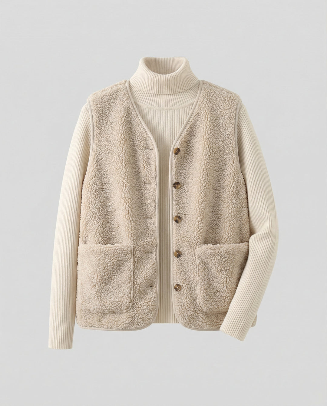 Elegant brown outerwear for women, timeless design, chic style
