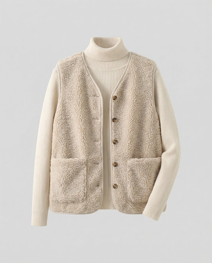 Elegant brown outerwear for women, timeless design, chic style