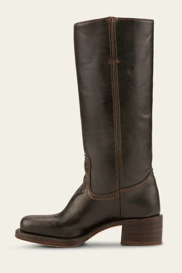 Step out in style with these women's mid-calf boots, block heel, closed toe, comfortable design.