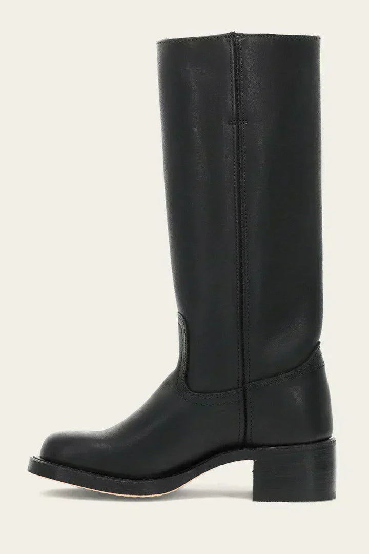 Fashionable women's mid-calf boots with a stable block heel & sophisticated closed toe.