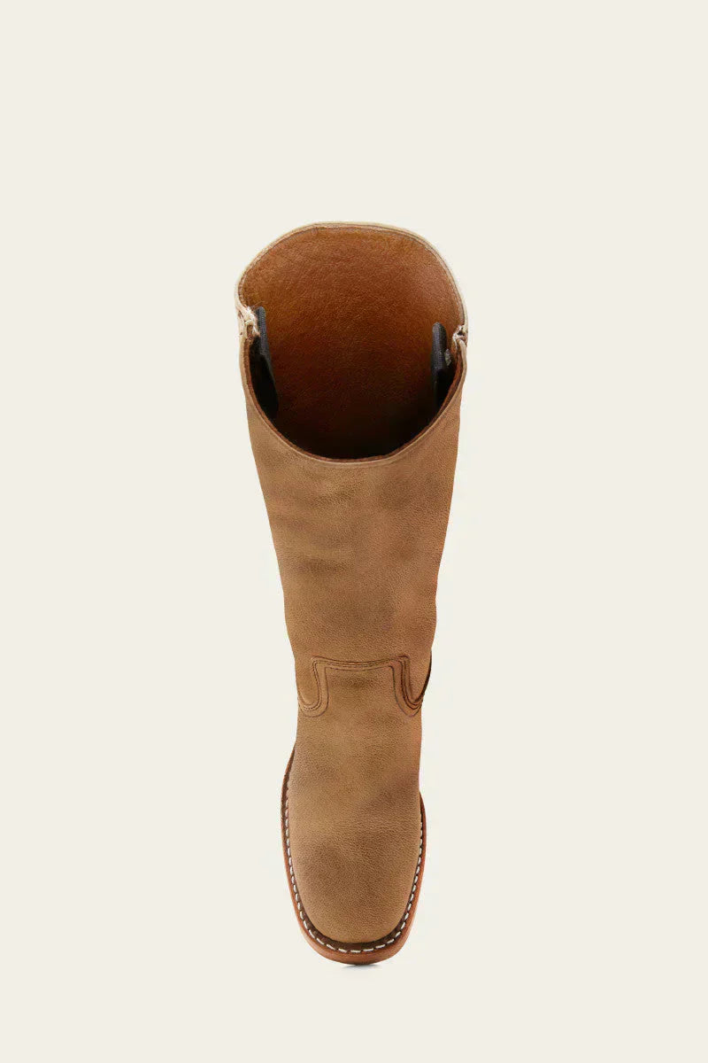 Elegant women's fashion mid-calf boots, closed toe, block heel, perfect for stylish outfits.