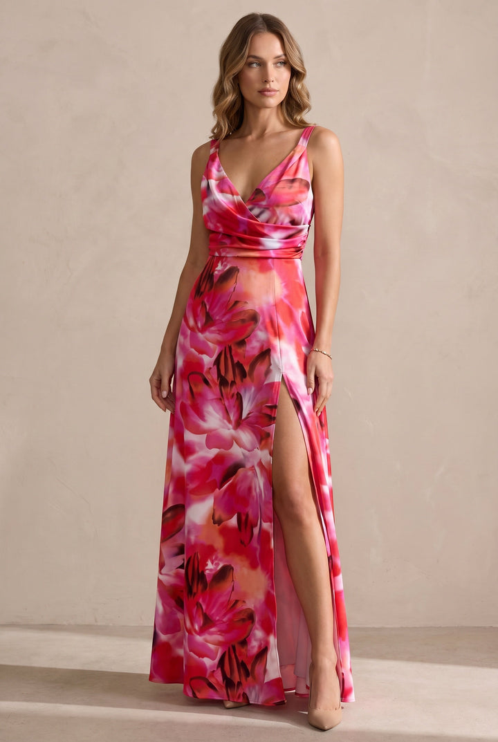 Flattering midi dress for women, designed with an elegant, timeless silhouette for a sophisticated look.