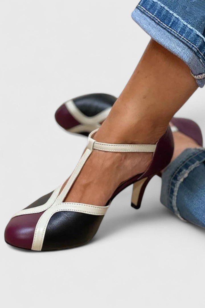 Comfortable women's orthopaedic heels ensuring foot health & support, perfect for long hours or daily wear.