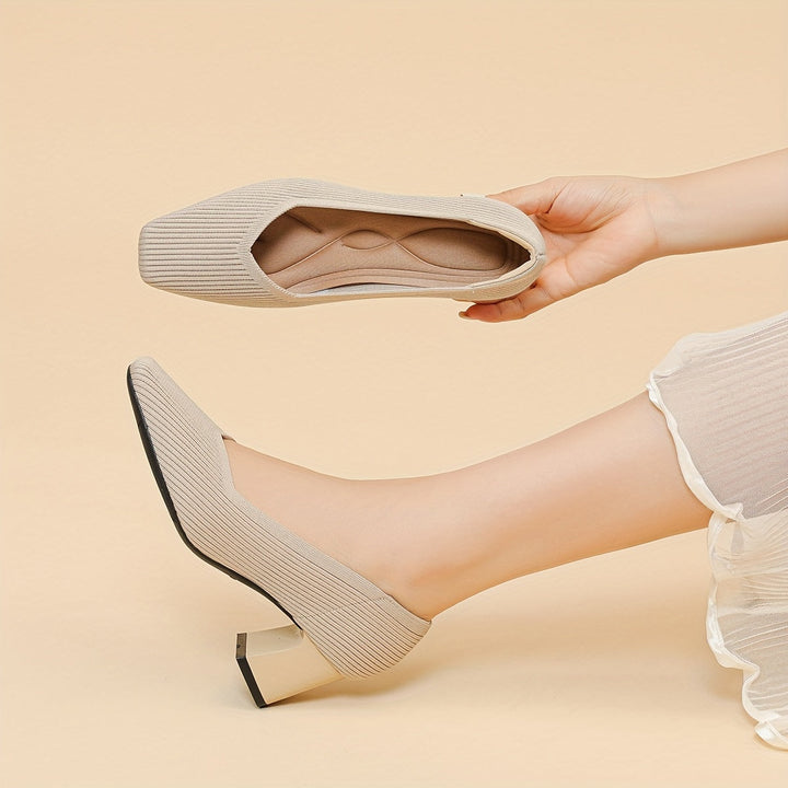 Professional women's comfort heels, orthopedic design for long-lasting support.