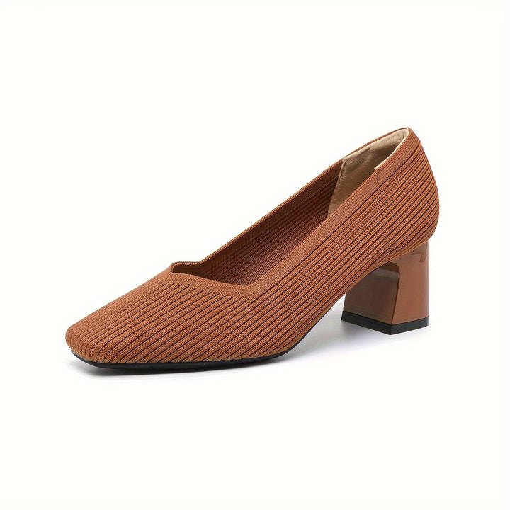 Chic women's dress heels, featuring advanced orthopedic cushioning for all-day comfort.