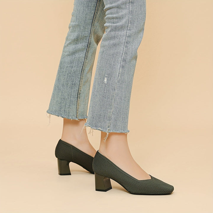 Stable women's orthopedic work heels, offering all-day support and stylish design.