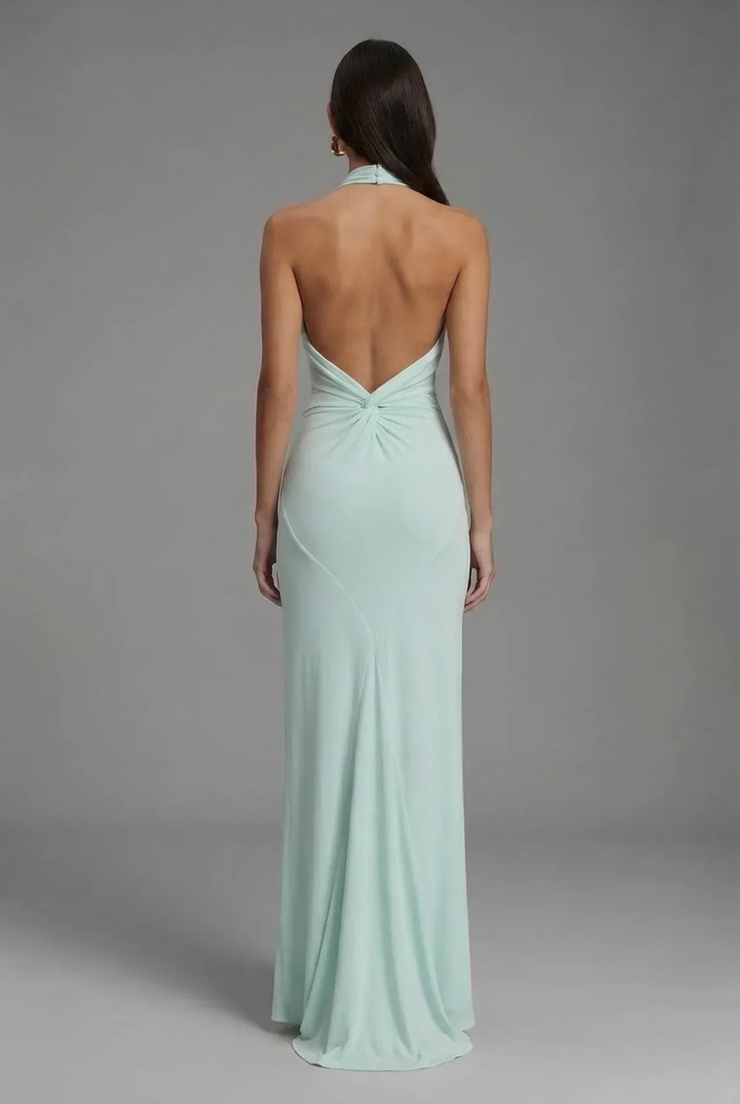 Satin formal maxi dress, perfect for evening events and parties