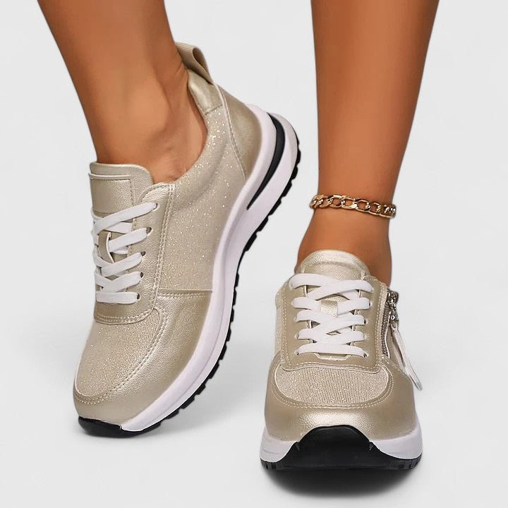 Versatile women's elegant slip-on sneakers, blending fashion footwear with comfort for any casual outfit.