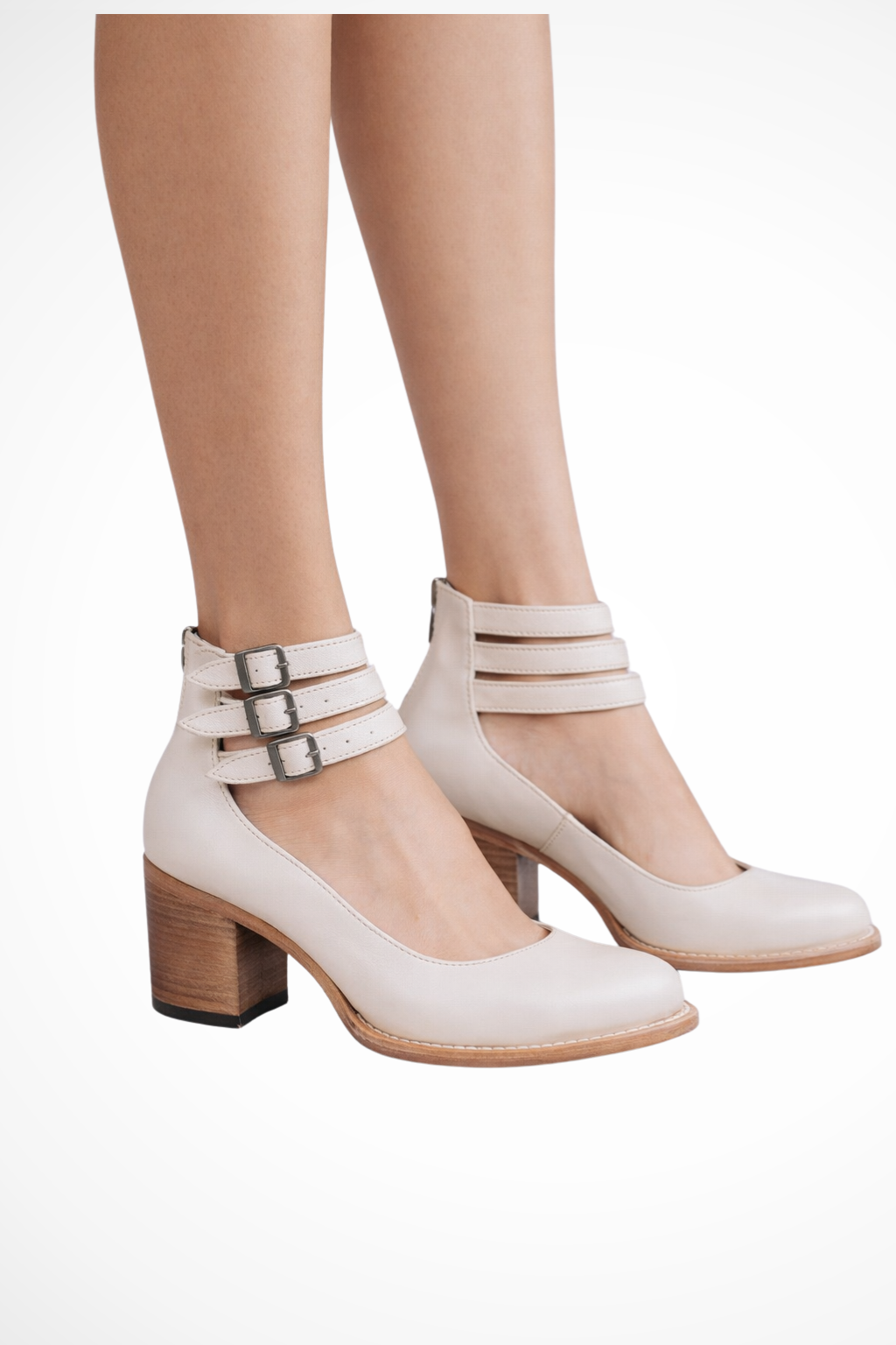 Versatile strappy heels for women, featuring a sturdy block heel and elegant design.