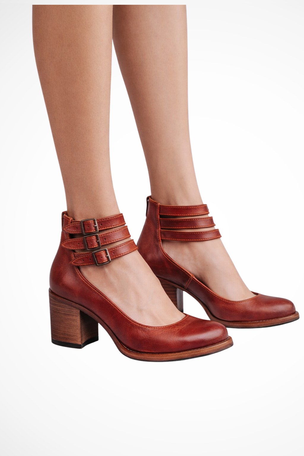 Chic women's block heels, closed toe, comfortable design, and versatile for any event.