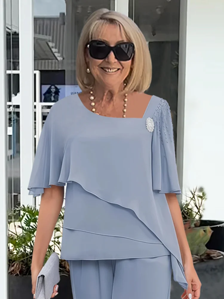 Comfortable and elegant women's summer co-ord set, a versatile two-piece outfit for warm weather and chic occasions.