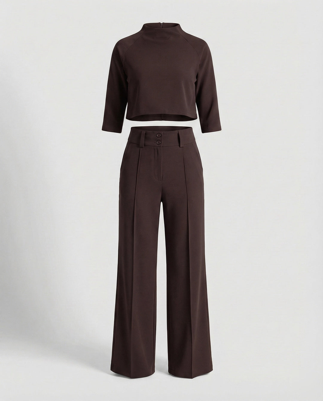 Shop the women's chic tailored pants set for a sophisticated, versatile look.