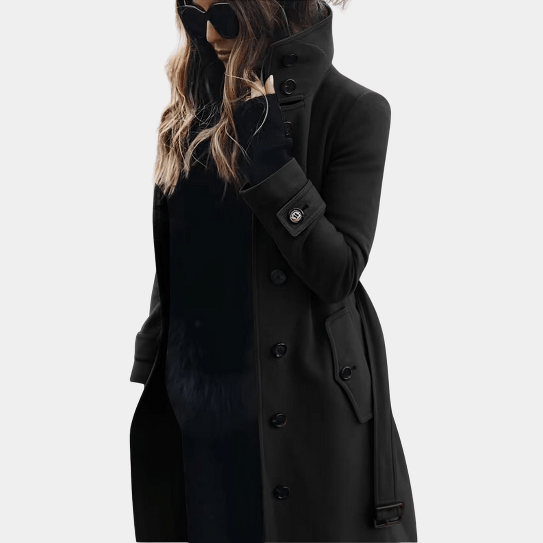 Stylish classic trench coat for women, ideal for warmth and all-season fashion
